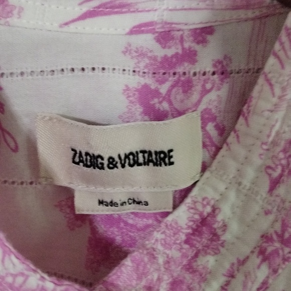 Zadig Voltaire Cookis Toile De Jouy Romper Size XS - Picture 9 of 16